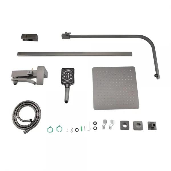 Душевая система GAPPO G2407-9 с поворотным изливом и переключателем на лейку, 3 режима