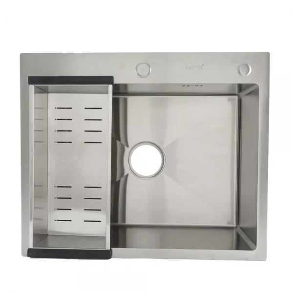 Кухонна мийка GAPPO GS6050 накладна 600x500 мм, нержавіюча сталь