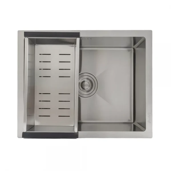 Кухонна мийка GAPPO GS5040 інтегрована 500x400 мм, нержавіюча сталь