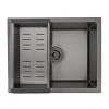 Кухонная мойка GAPPO GS5040-6 500x400 мм из нержавеющей стали с PVD покрытием интегрированная