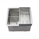 Кухонна мийка GAPPO GS4444 інтегрована 440x440 мм, нержавіюча сталь