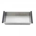 Кухонна мийка GAPPO GS4444 інтегрована 440x440 мм, нержавіюча сталь