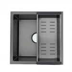 Кухонна мийка GAPPO GS4444-6 інтегрована 440x440 мм, нержавіюча сталь, поверхня PVD