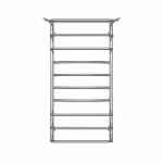 Полотенцесушитель водяной DEFFI Юность 500x1000 мм