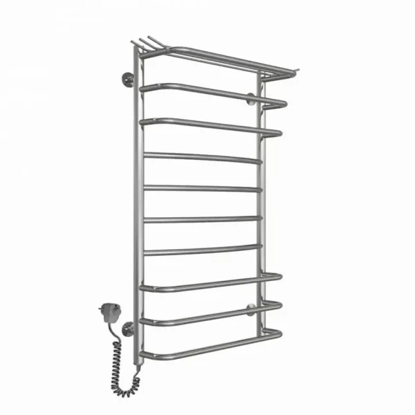 Полотенцесушитель электрический DEFFI Юность 500x1000 мм 130 Вт хромированная левая