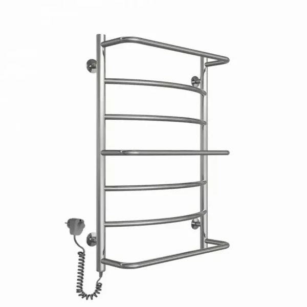 Полотенцесушитель электрический DEFFI Аквамикс 500x800 60 Вт левый белый