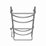 Полотенцесушитель электрический DEFFI Аквамикс 500x800 60 Вт левый белый