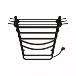 Полотенцесушитель электрический DEFFI Юность 500x800 118 Вт хромированный, правый