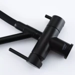 Смеситель для кухни GAPPO G4398-86 черный с подключением фильтра