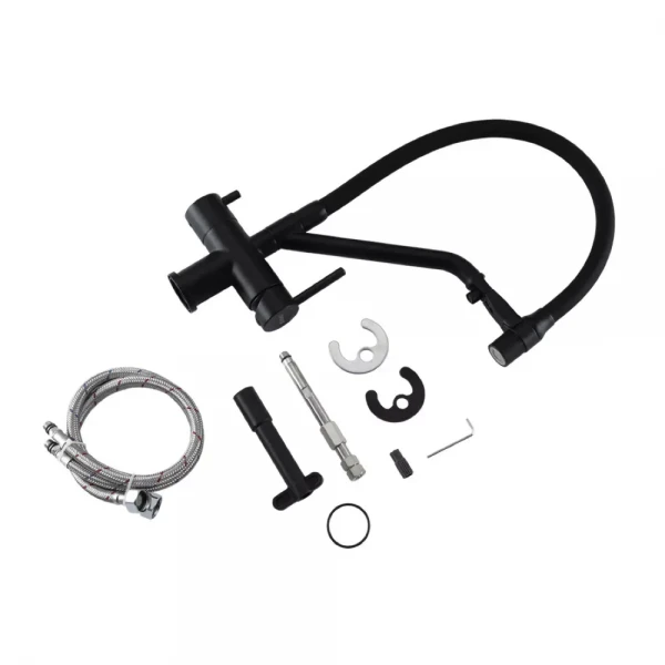 Смеситель для кухни GAPPO G4398-86 черный с подключением фильтра