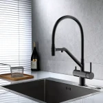 Смеситель для кухни GAPPO G4398-89 с подключением оружейная сталь фильтра