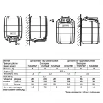 Нагреватель водонагреватель GALANTA 15 л 2 кВт над мойкой время нагрева 33 минуты