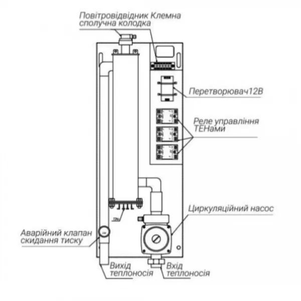 Котел электрический FENIKS F200 12.0 кВт 220/380V