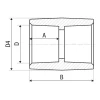 Муфта PPR ITAL 25 x 25 мм