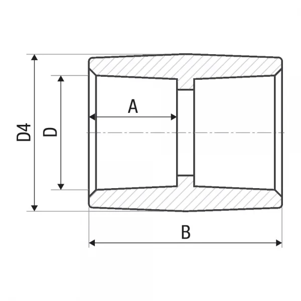 Муфта PP-r ITAL 50 x 50 мм