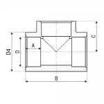 Трійник PP-r ITAL 20 мм