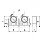 Кріплення PP-r ITAL 32 мм