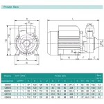 Вихревой насос SHIMGE QB70G1 0.55 кВт (Hmax=48м, Qmax=50л/мин)