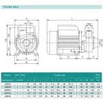 Вихревой насос SHIMGE QB80G1 0.75 кВт (Hmax=60м, Qmax=60л/мин)