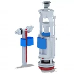 Комплект механізму бачка унітазу Kronoplast BK2R1110 з подвійним зливом, 1/2