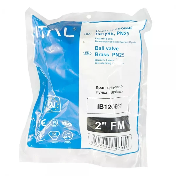 Кран кульовий ITAL PN25 2