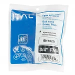 Кран кульовий з напівзгоном ITAL PN40 3/4