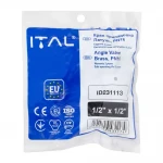 Вентиль для підключення сантехнічних приладів ITAL 1/2