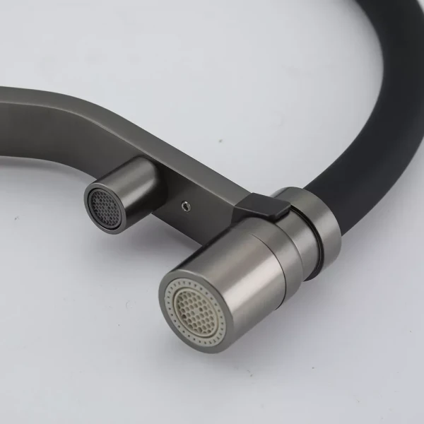 G4395-69 кухня під осмос одноваж вис силік. вил. лат  шпил карт.90° Ø35 (сірий Gungrey/чорний) {8/1}