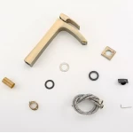 G1007-42 умивальник високий одноваж. лит. вилив. лат. гайка Ø35 (бронза)** {8/1}