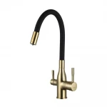 Смеситель для кухни FRAP F4396-3 с гибким изливом