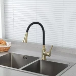 Смеситель для кухни FRAP F4044-3 с гибким изливом с аэратором на 2 режима