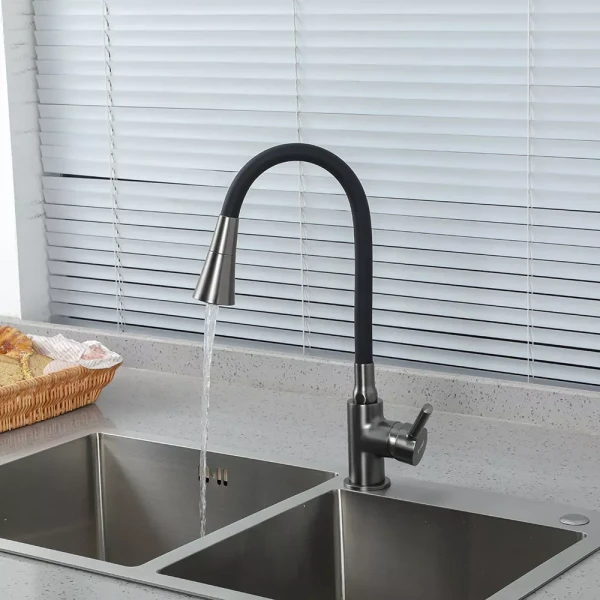 Смеситель для кухни FRAP F4044-9 с гибким изливом с аэратором на 2 режима