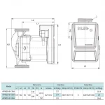 Насос циркуляционный SHIMGE APM 25-8-130A, 4.3 м³