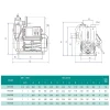 Насосная станция SHIMGE PW 750F 0.75 кВт (максимальная высота подъема 50 м, максимальная производительность 56 л/мин)