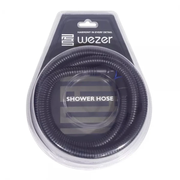 Душевой шланг WEZER WKR-008-180B 180 см черный