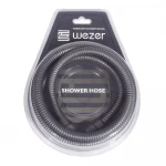 Душевой шланг WEZER WKR-008-180GG 180 см оружейная сталь