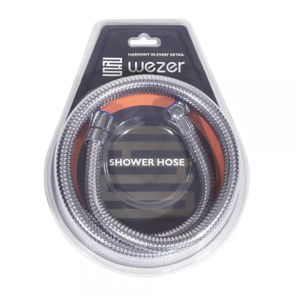 Душевой шланг WEZER WKR-008-150 150 см хромированный
