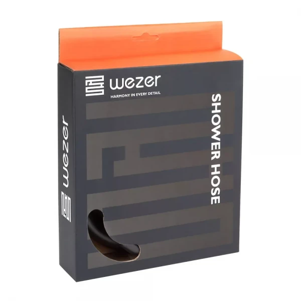 Душевой шланг WEZER WKR-015-180B 180 см черный