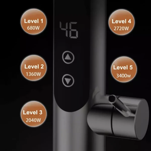 Проточный водонагреватель WEZER RSH-601-REFLECTOR с гибким изливом