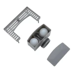 G85007-39  Душовий трап 500 мм Gun Grey комбінований гідрозатвор (блістер) {5/1}