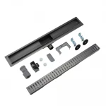 G86007-39 Душовий трап 600 мм Gun Grey комбінований гідрозатвор (блістер) {5/1}