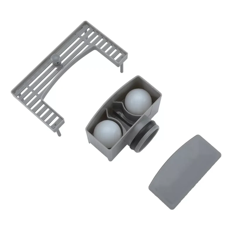 Трап душевой GAPPO G88007-39 800 мм Gun Grey с комбинированным гидрозатвором