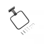 Полотенцедержатель GAPPO G0704-9 оружейная сталь