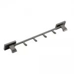 Вешалка GAPPO G0716-49 на 4 крючка 426 мм оружейная сталь