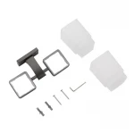 Стакан двойной для зубных щеток GAPPO G0708-9 оружейная сталь.