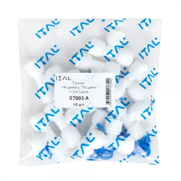 Фитинг тройник ITAL осмосы 1/4