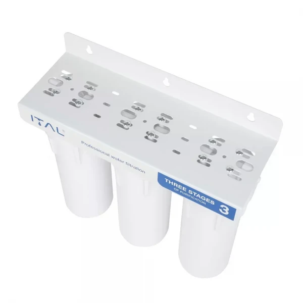 Фильтр тройной ITAL с картриджами и краном.