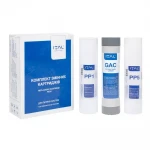 Комплект картриджей для фильтра обратного осмоса ITAL Осмос 1-2-3 (PP5+CTO10+PP1)