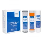 Комплект картриджей ITAL Жесткость 1-2-3 (PP5+ST10IT+CTO-S10IT) для фильтра обратного осмоса