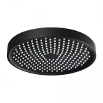 F016-25 лійка стельова кругла 250mm чорна (коробка) {20/1}